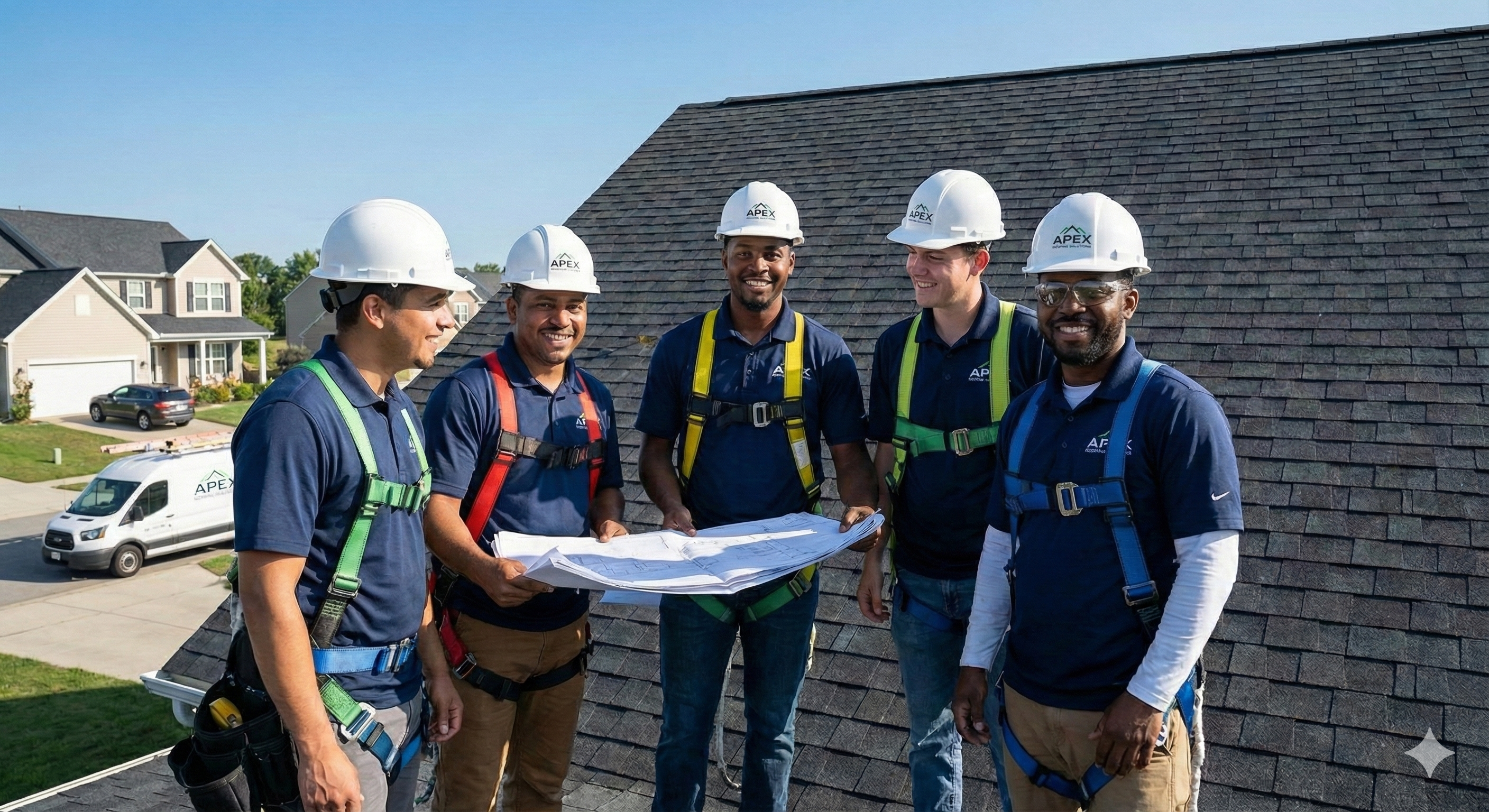 Fast Fix Roofing professional team members